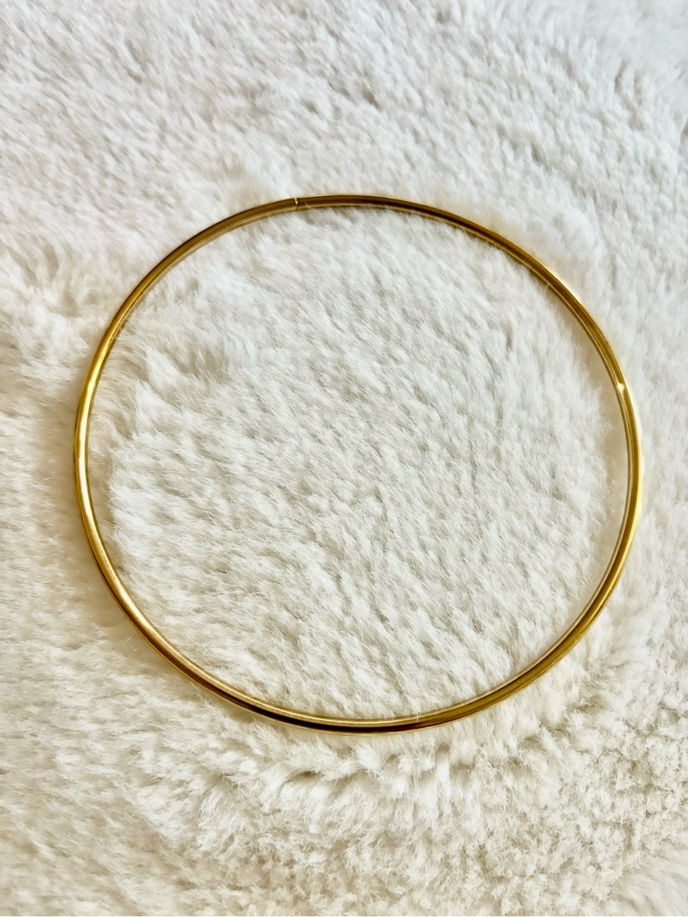 Jenny Bird Polished Gold Collar Necklace